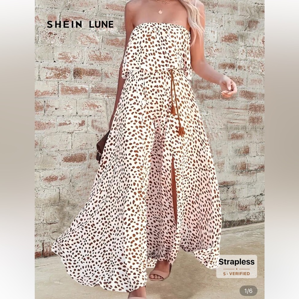 Leopard Print Maxi Dress